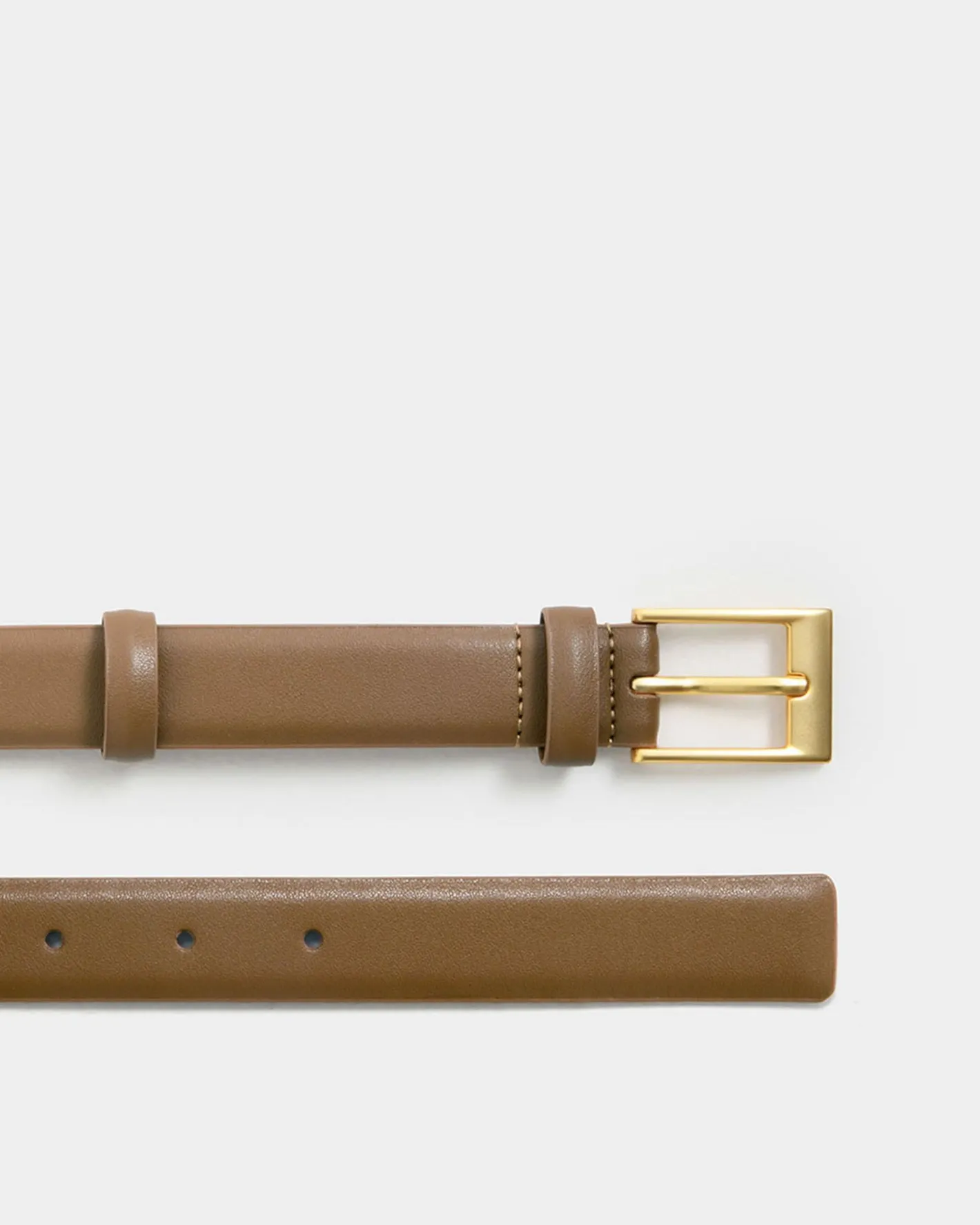 Forcast Faith Leather Belt Brown Sugar Sale