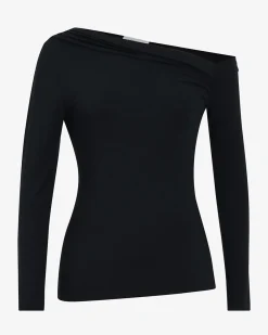 Forcast Felicha Asymmetric Top Black Discount