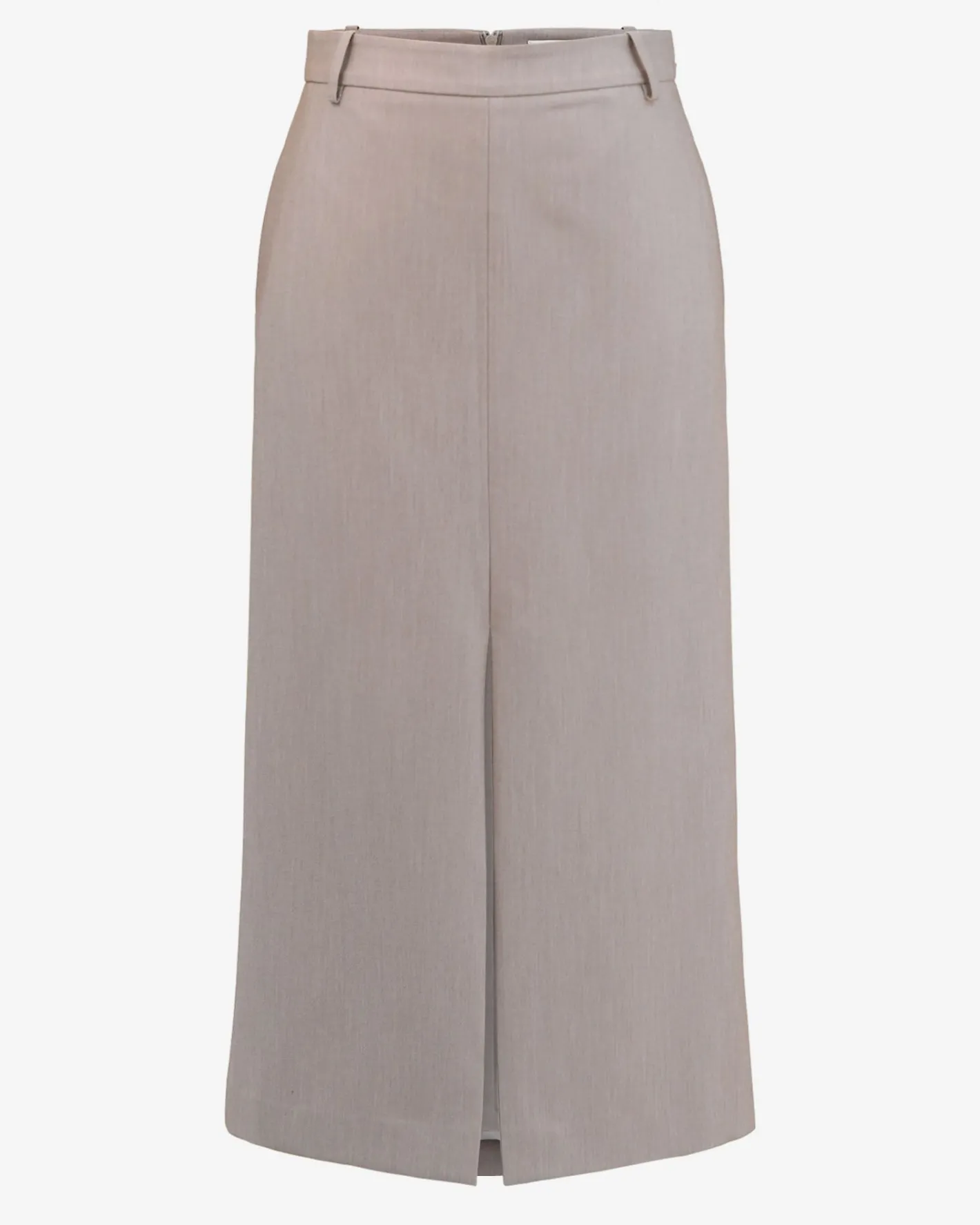 Forcast Fitzroy Column Skirt Oyster Beige Discount