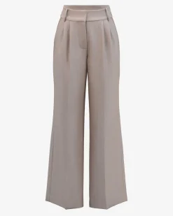 Forcast Fitzroy Pleat Front Pants Oyster Beige