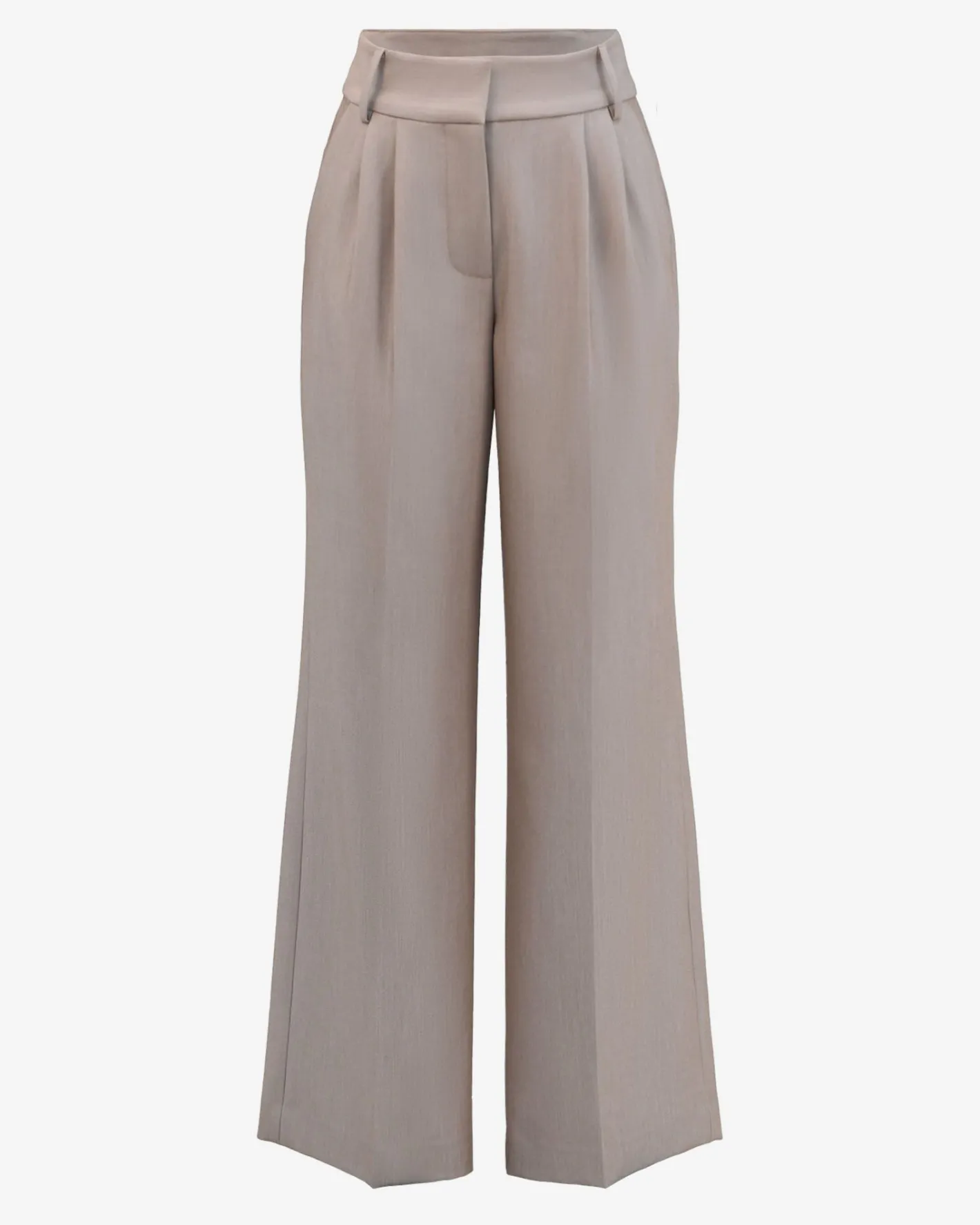 Forcast Fitzroy Pleat Front Pants Oyster Beige