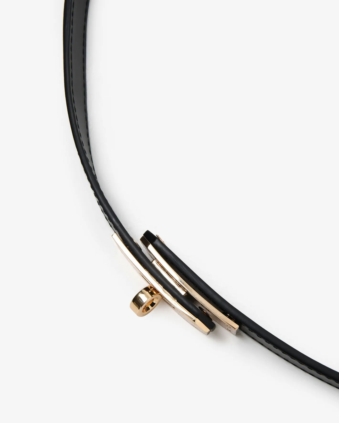 Forcast Gabriela Leather Belt Black Online