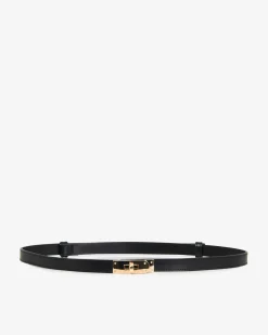 Forcast Gabriela Leather Belt Black Online