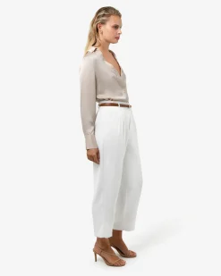 Forcast Ganni Tapered Pants Ivory Hot