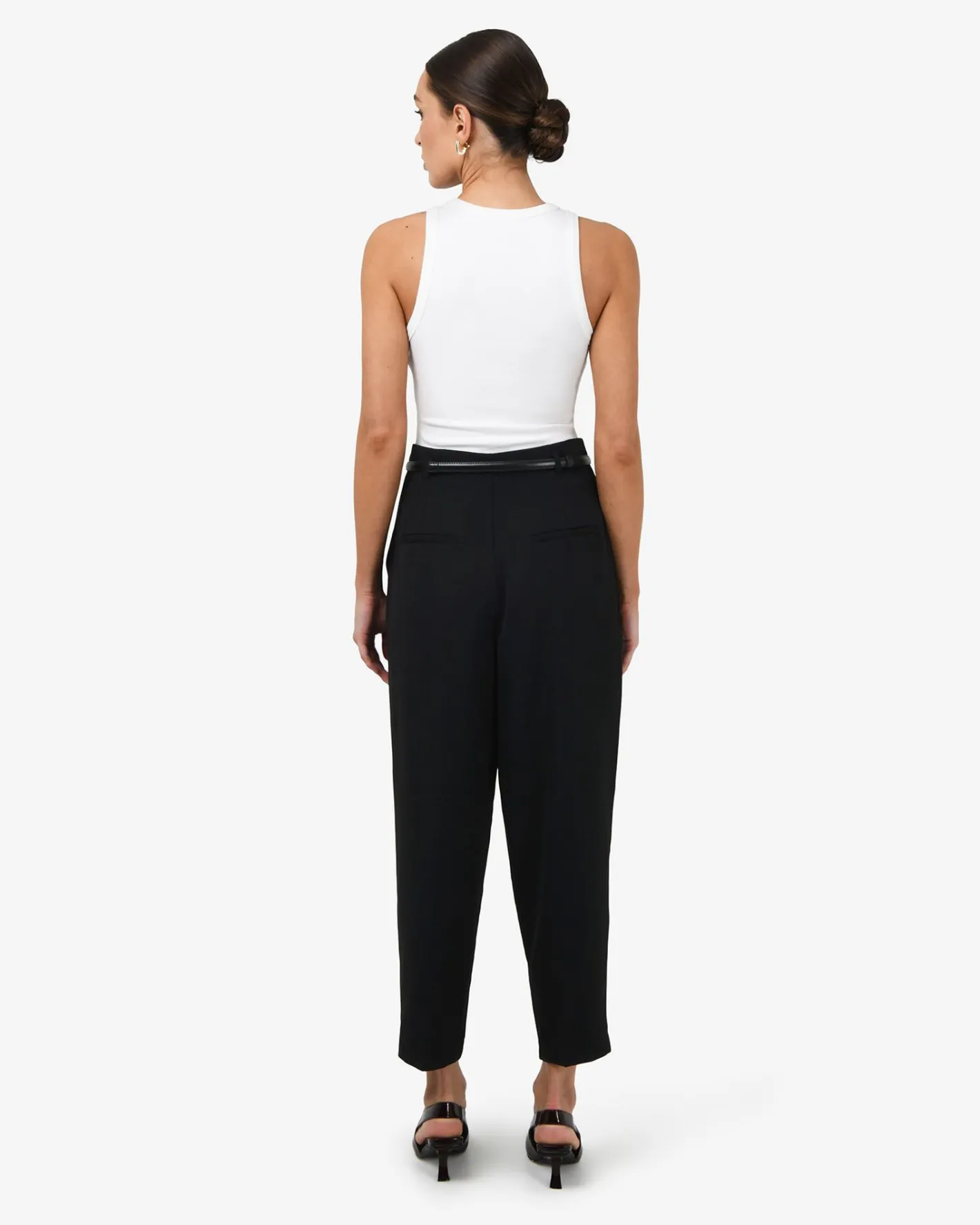 Forcast Ganni Tapered Pants Black New