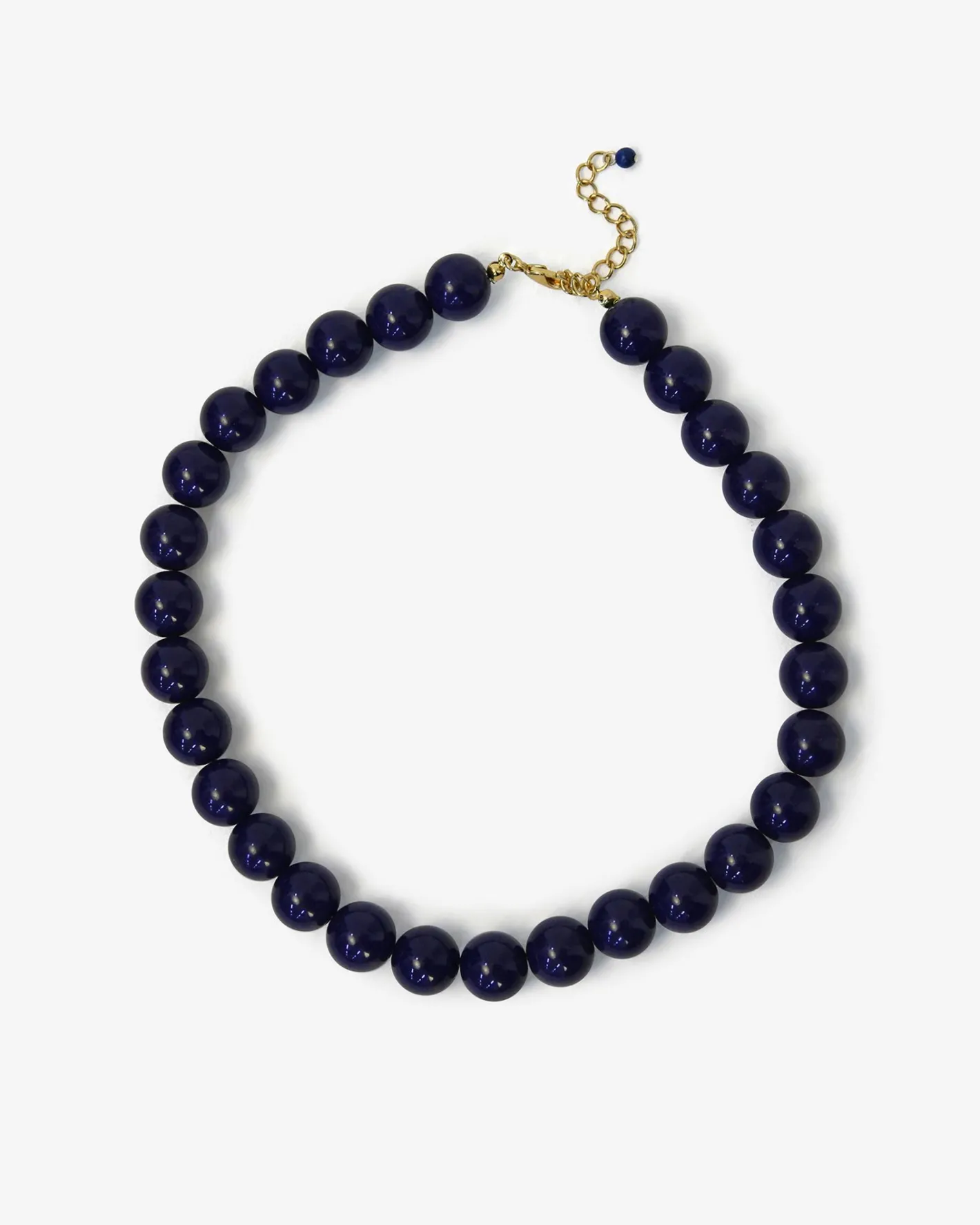 Forcast Gia Boho Resin Necklace Indigo Blue Sale