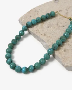 Forcast Gia Boho Resin Necklace Light Blue