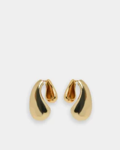 Forcast Gia Bubble Earrings Gold New