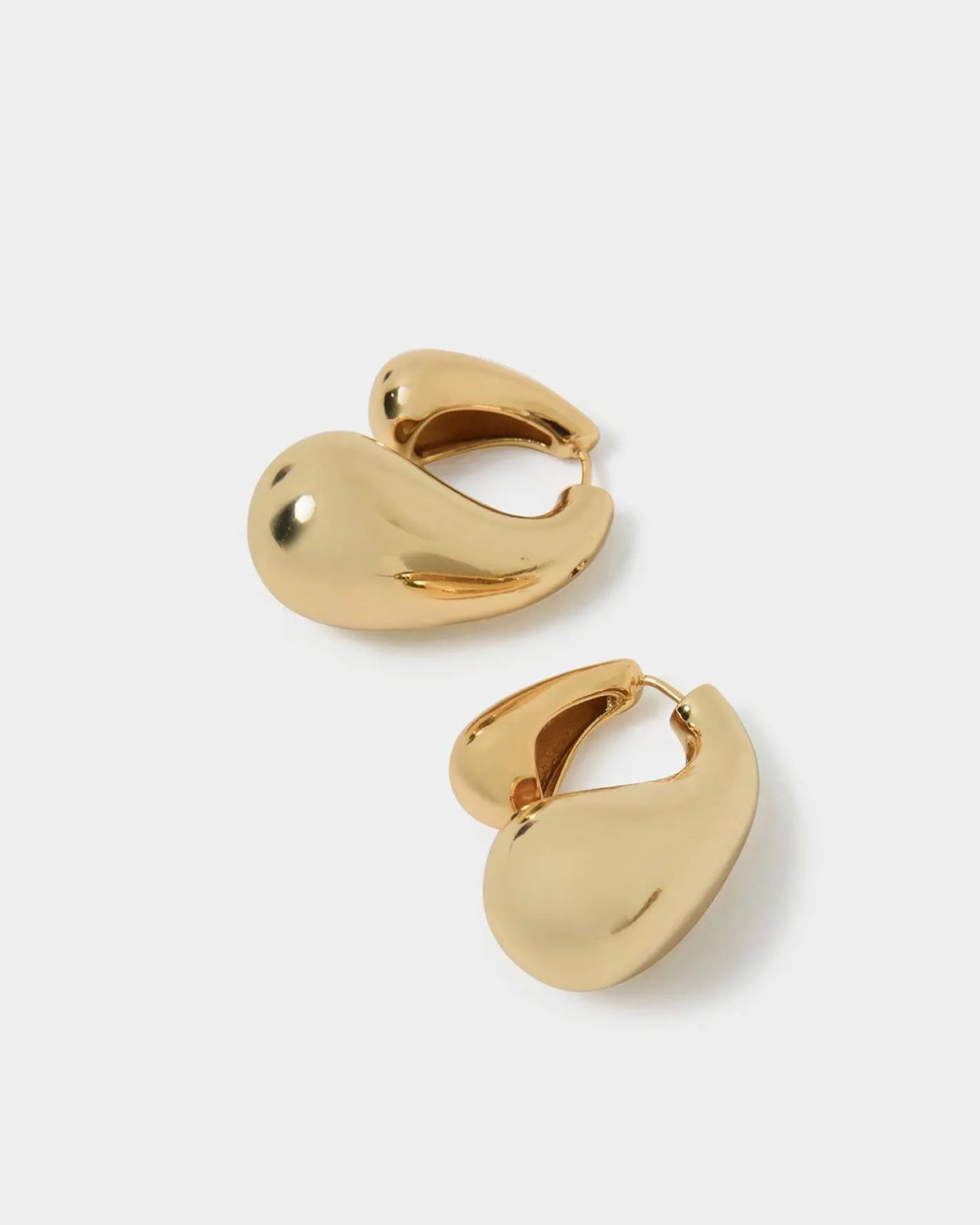 Forcast Gia Bubble Earrings Gold New