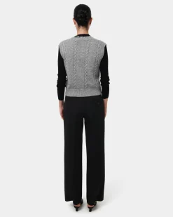 Forcast Gordon Straight Leg Pants Black New