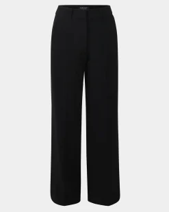 Forcast Gordon Straight Leg Pants Black New