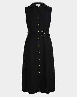 Forcast Goulbury Midi Dress Black Outlet