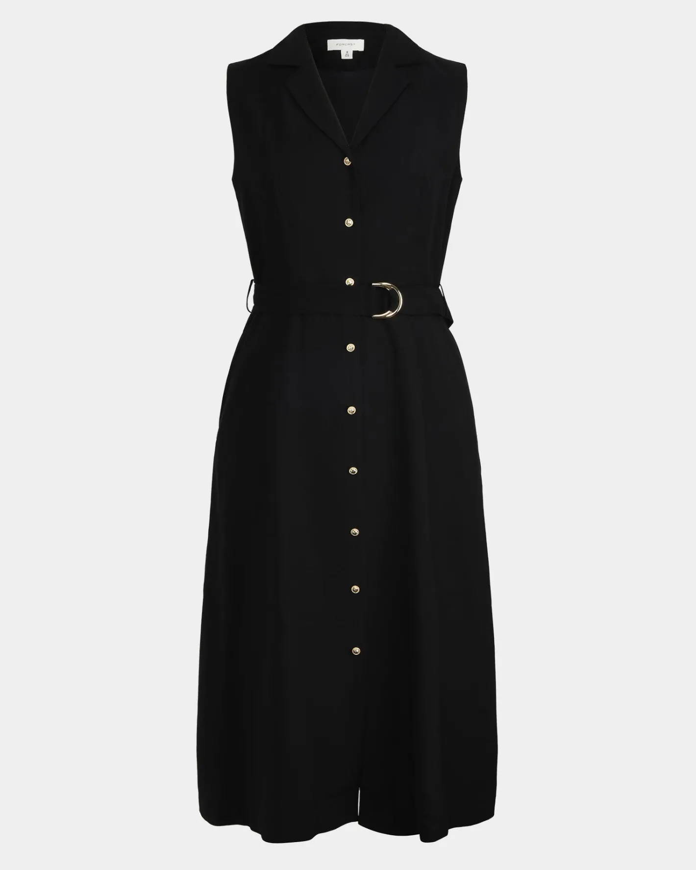 Forcast Goulbury Midi Dress Black Outlet