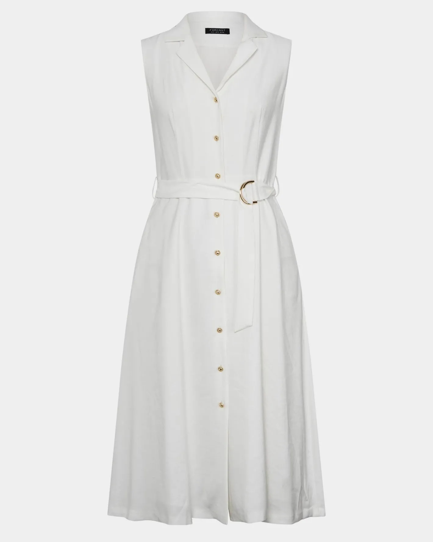 Forcast Goulbury Midi Dress Ivory Hot