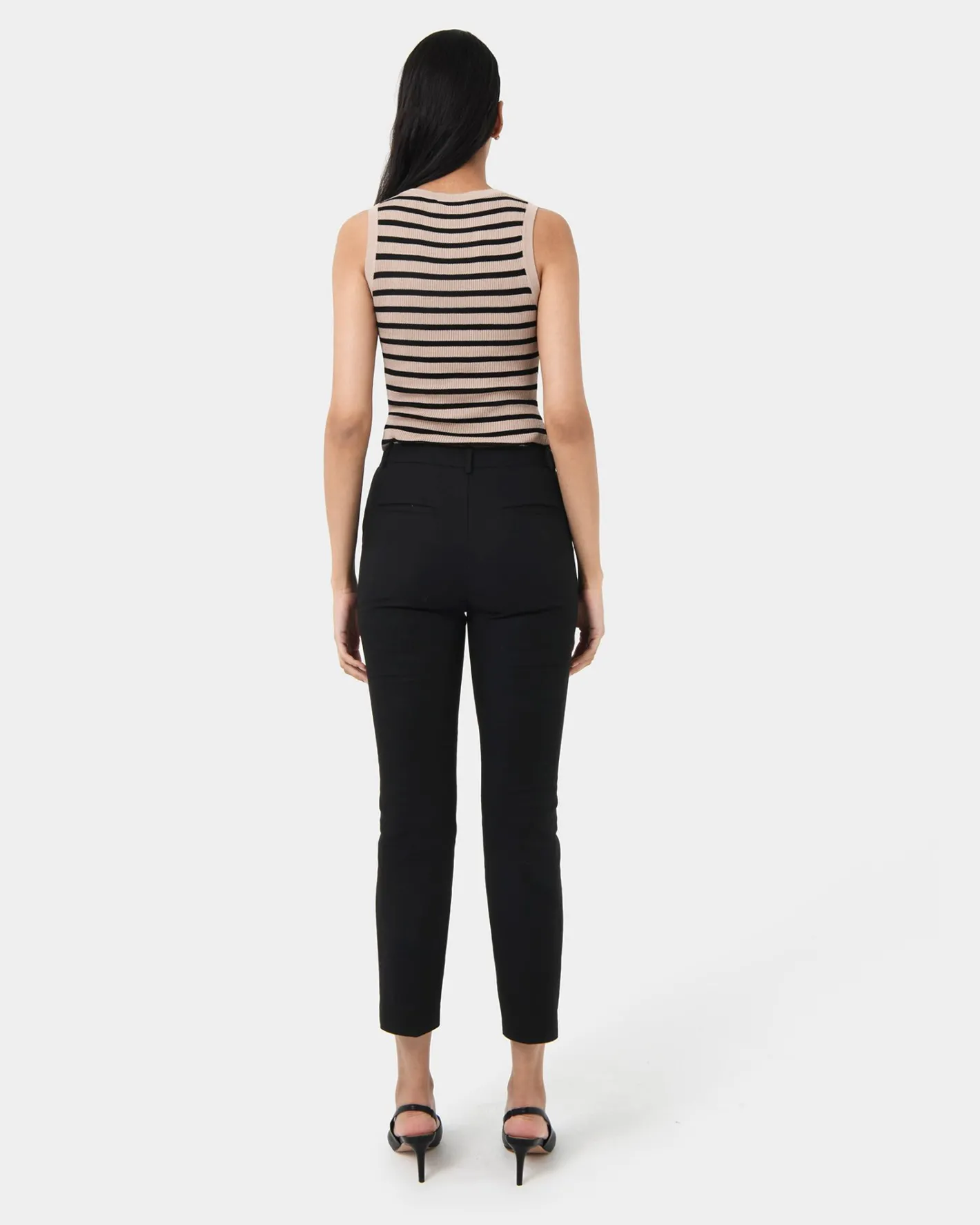 Forcast Hadley Straight Leg Pants Black