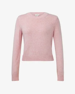 Forcast Hayes Wool Blend Jumper Pastel Pink Clearance