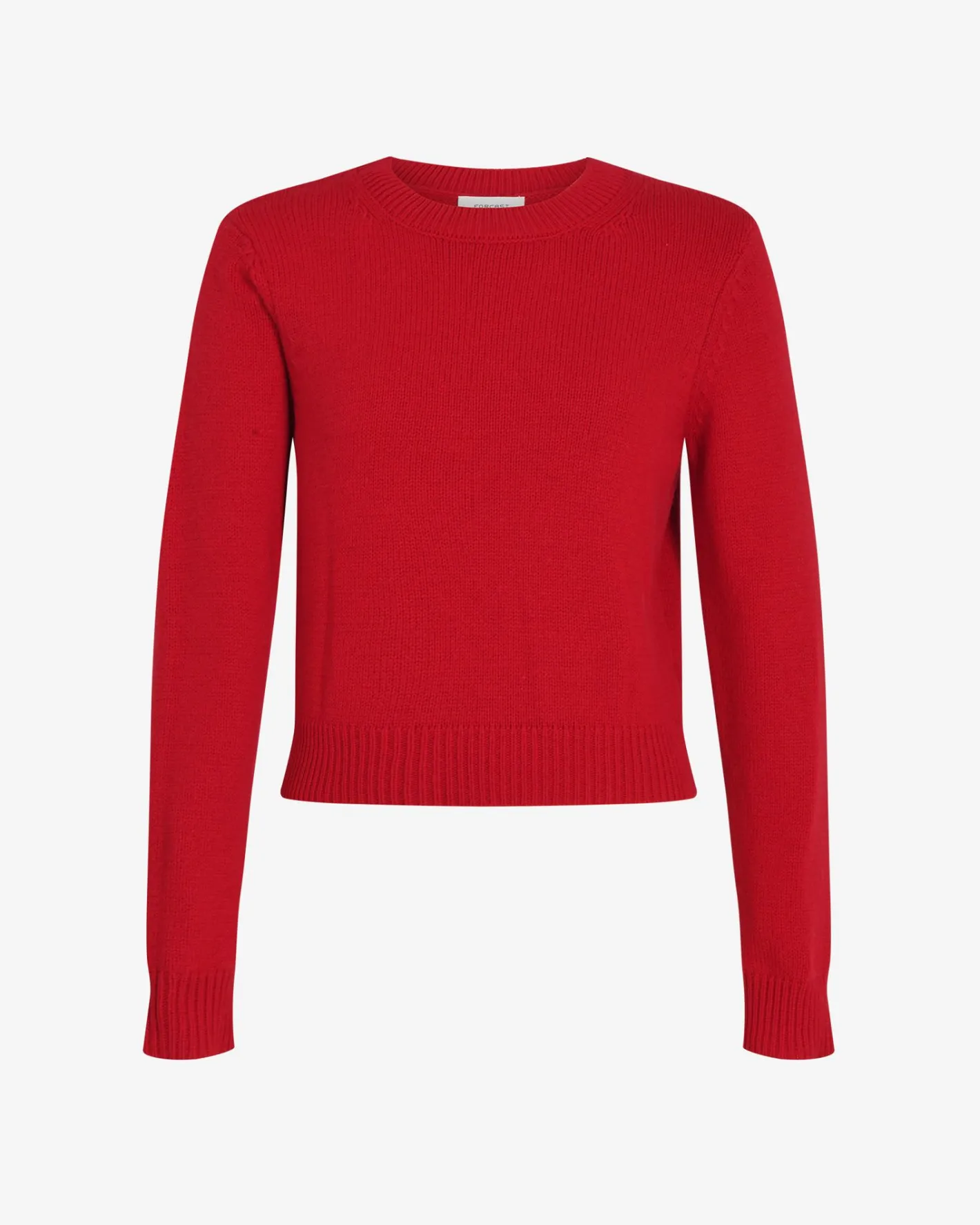 Forcast Hayes Wool Blend Jumper Red Clearance
