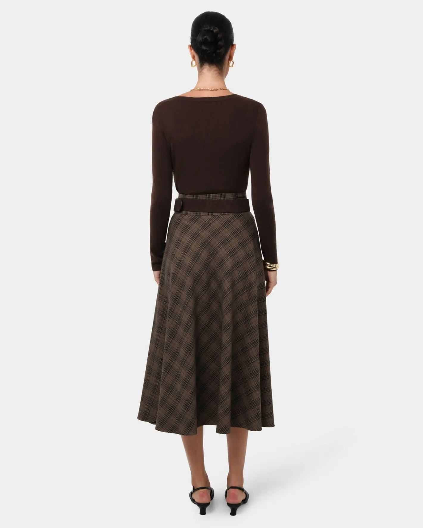 Forcast Henley Button Up Knit Chocolate Sale