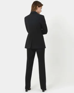 Forcast Hunter Single Breasted Blazer Black Outlet