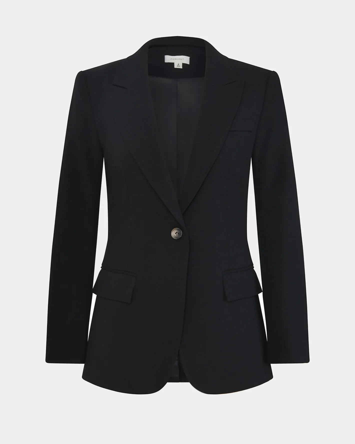 Forcast Hunter Single Breasted Blazer Black Outlet