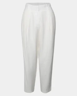 Forcast Indigo Elastic Waist Pant White Hot
