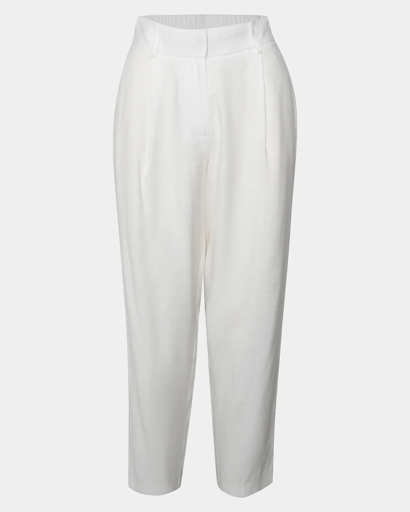 Forcast Indigo Elastic Waist Pant White Hot