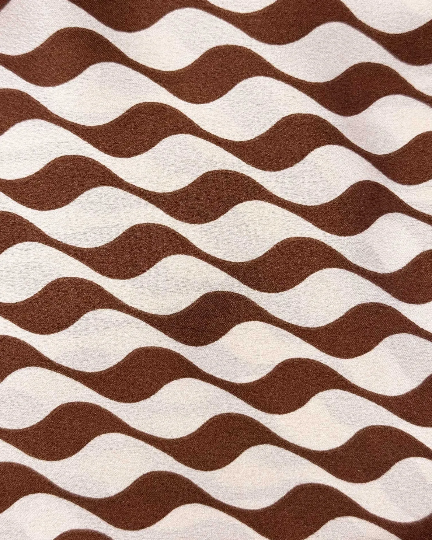 Forcast Inka Print Relaxed Shirt Brown Illusion