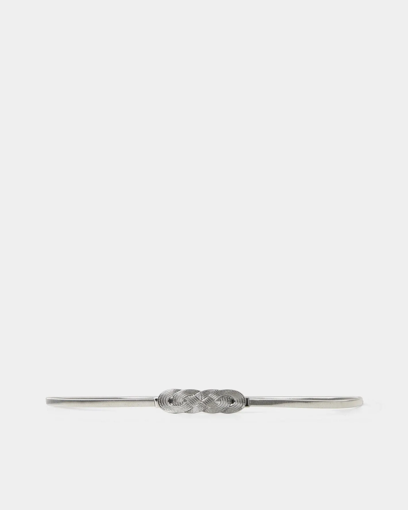 Forcast Ishika Stretch Metal Belt Silver