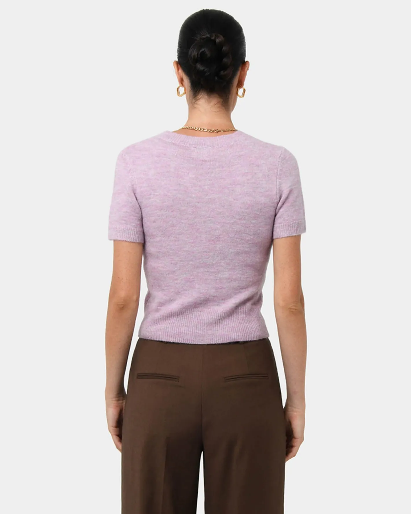 Forcast Jaira Wool Blend Knit Lilac Best