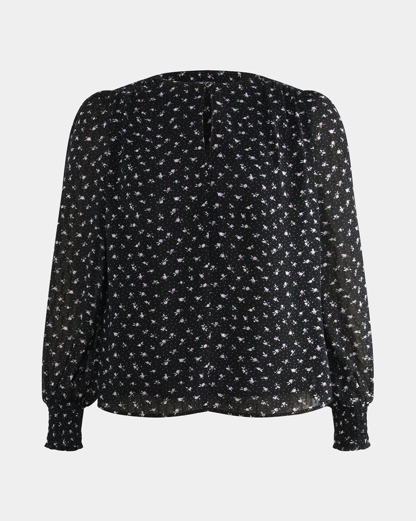 Forcast Jana Round Neck Blouse Floral Multi Best