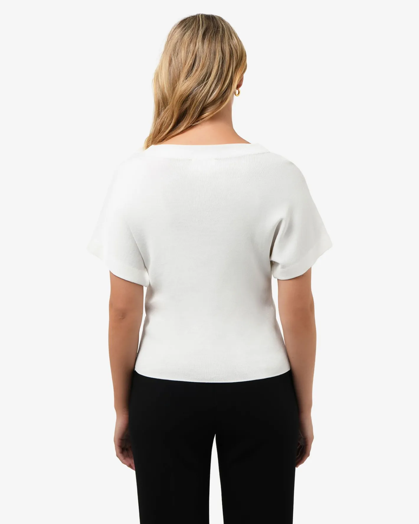 Forcast Jemma Relaxed Knit Top Ivory Online