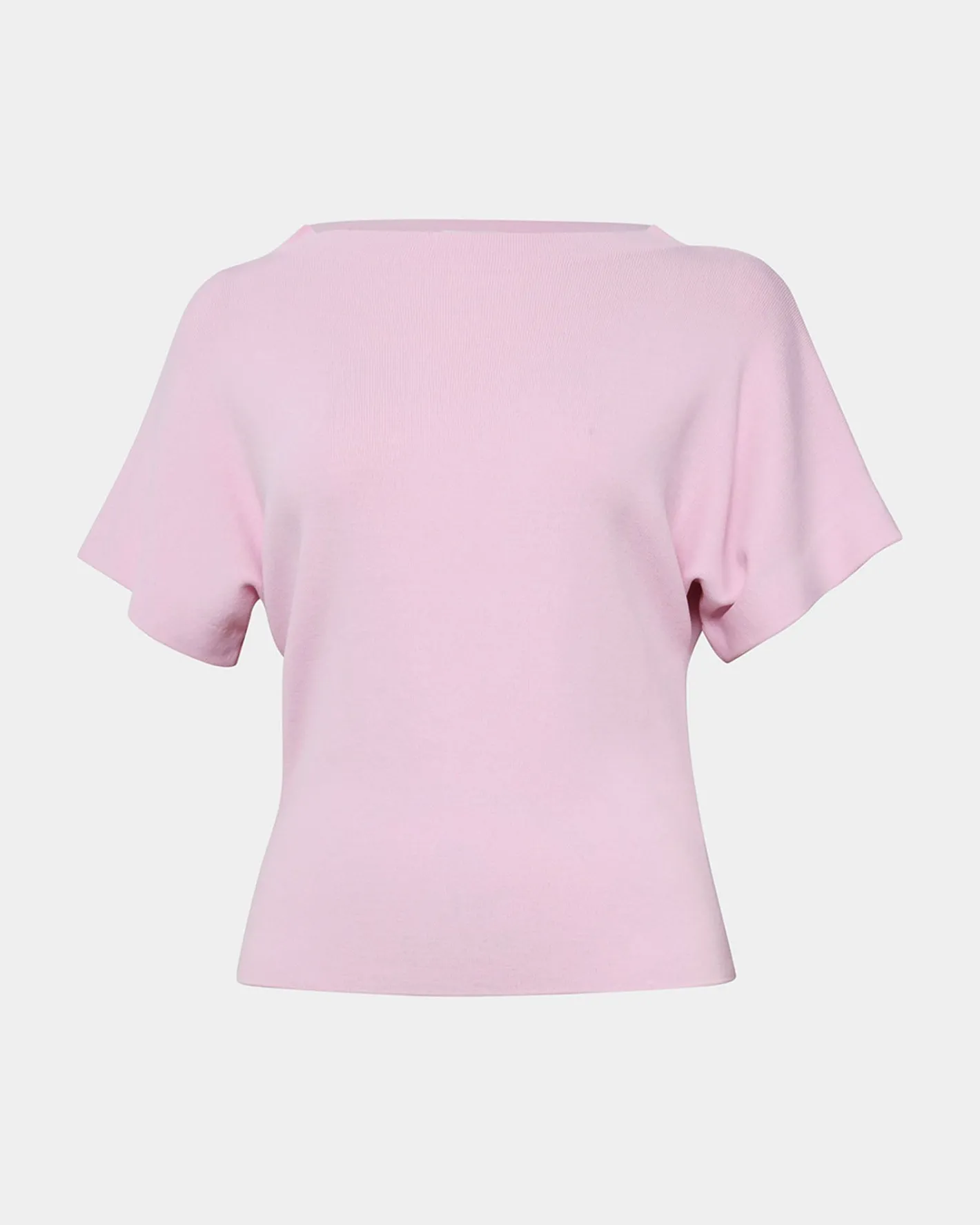Forcast Jemma Relaxed Knit Top Pink Clearance
