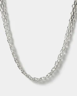 Forcast Jocelyn Plated Necklace Silver Clearance