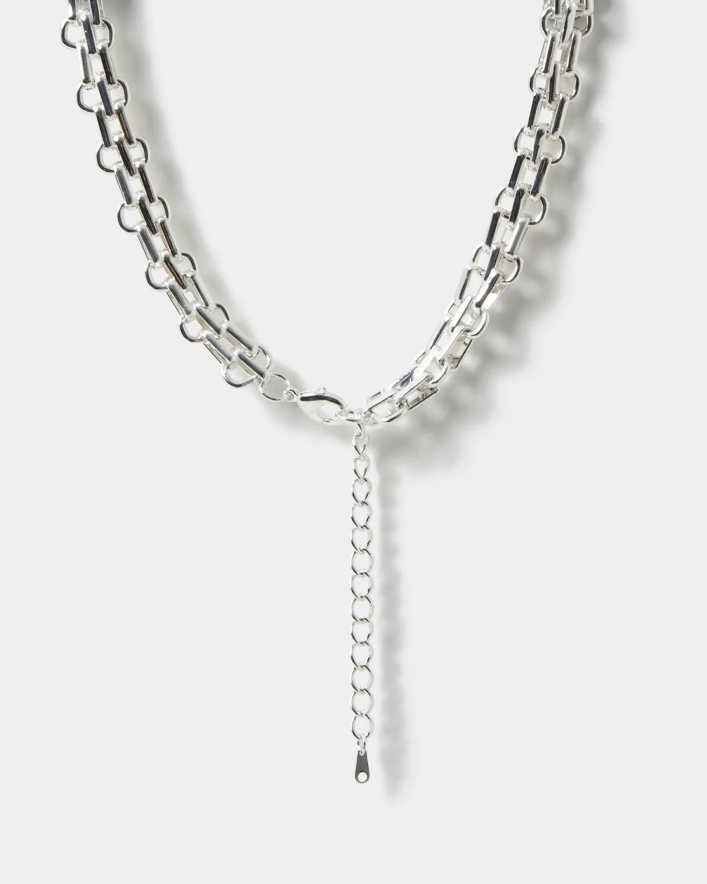Forcast Jocelyn Plated Necklace Silver Clearance