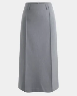 Forcast Joelle Column Skirt Grey Sale