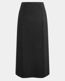 Forcast Joelle Column Skirt Black Sale