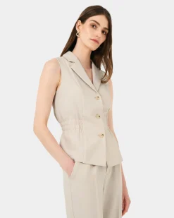 Forcast Jordy Longline Vest Bone Sale