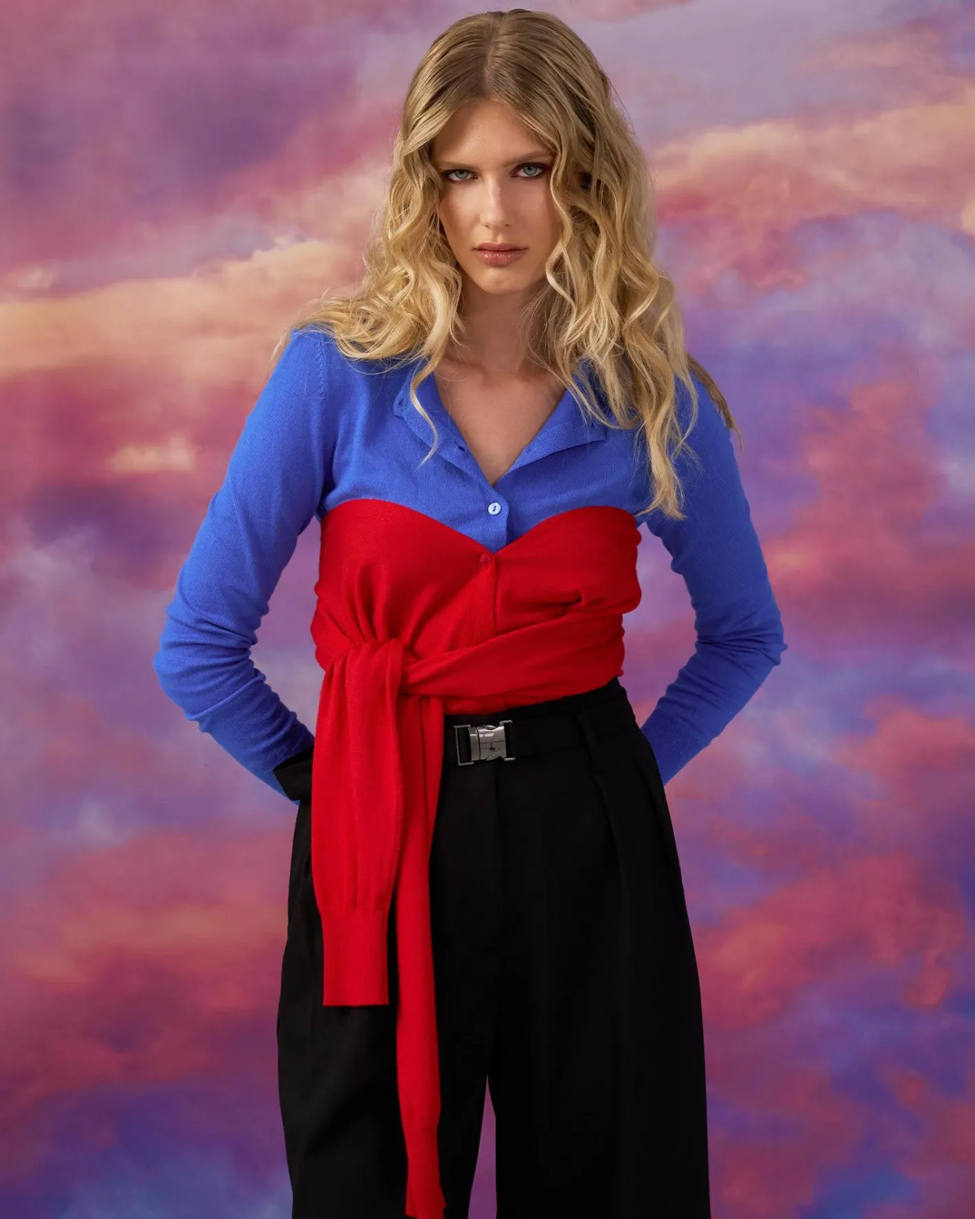 Forcast Joyce Knit Cardigan Cobalt Best