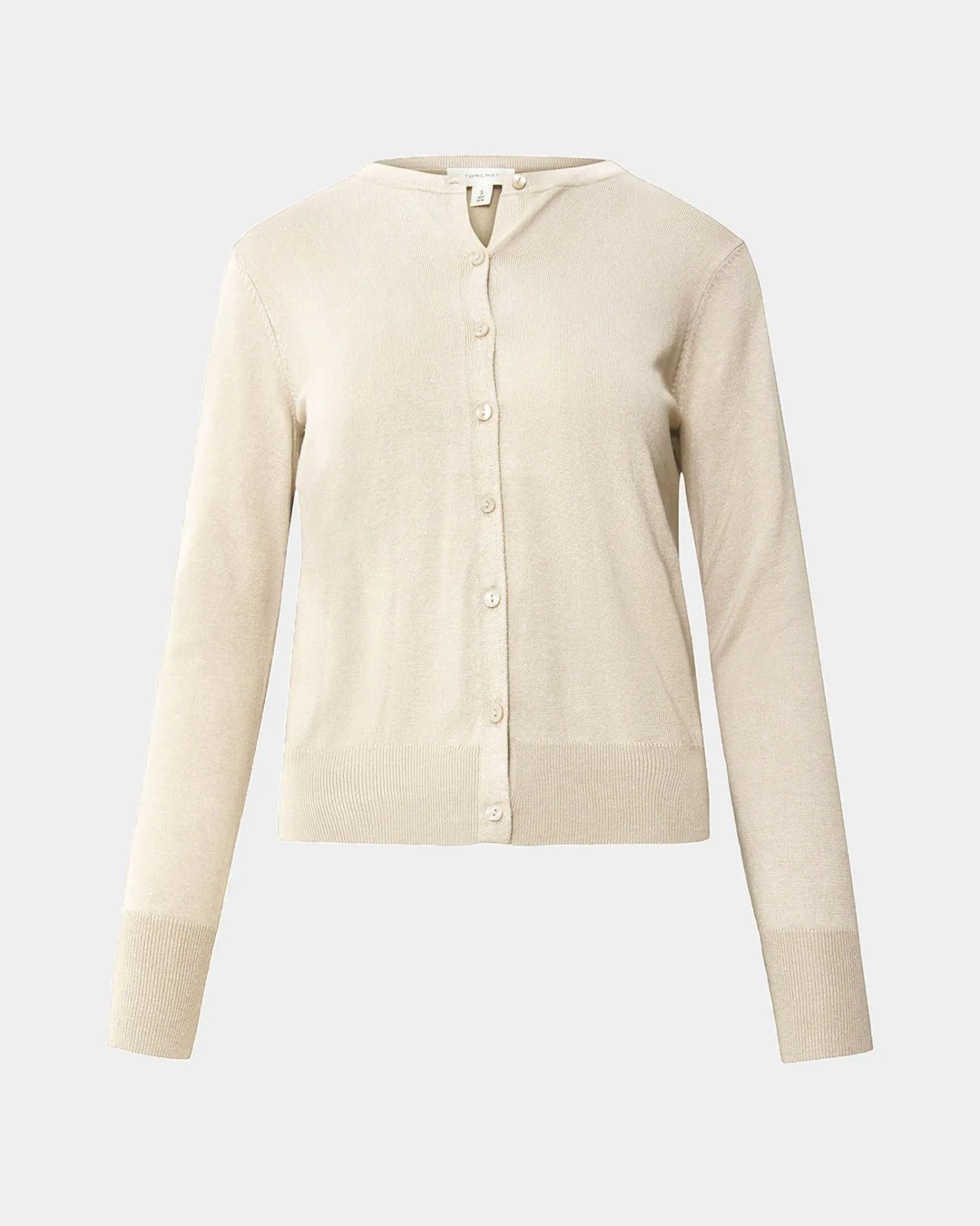Forcast Joyce Knit Cardigan Buttercream Outlet