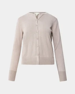 Forcast Joyce Knit Cardigan Sand Beige Discount
