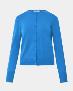 Forcast Joyce Knit Cardigan True Blue Online