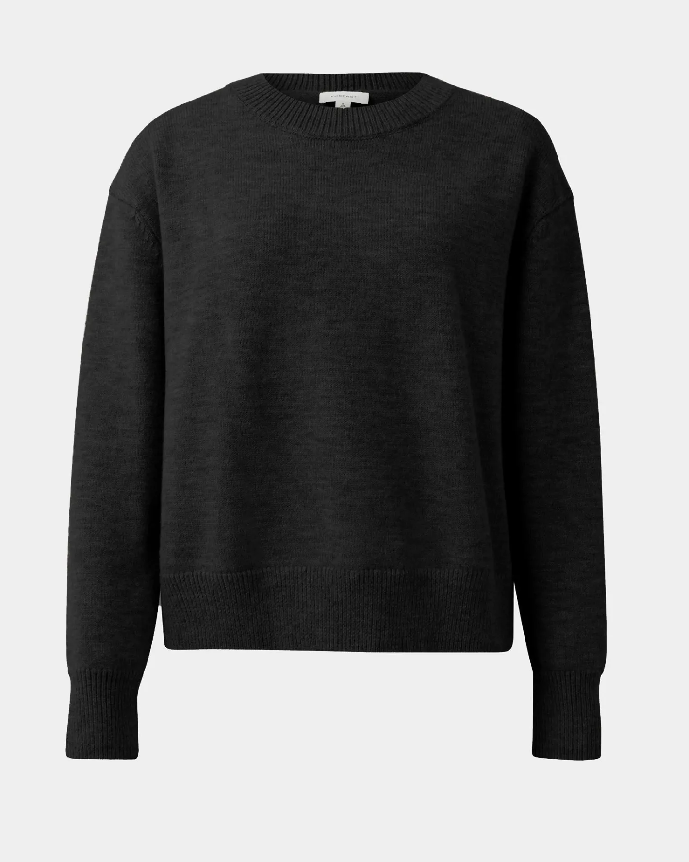 Forcast Joyli Round Neck Knit Black Discount