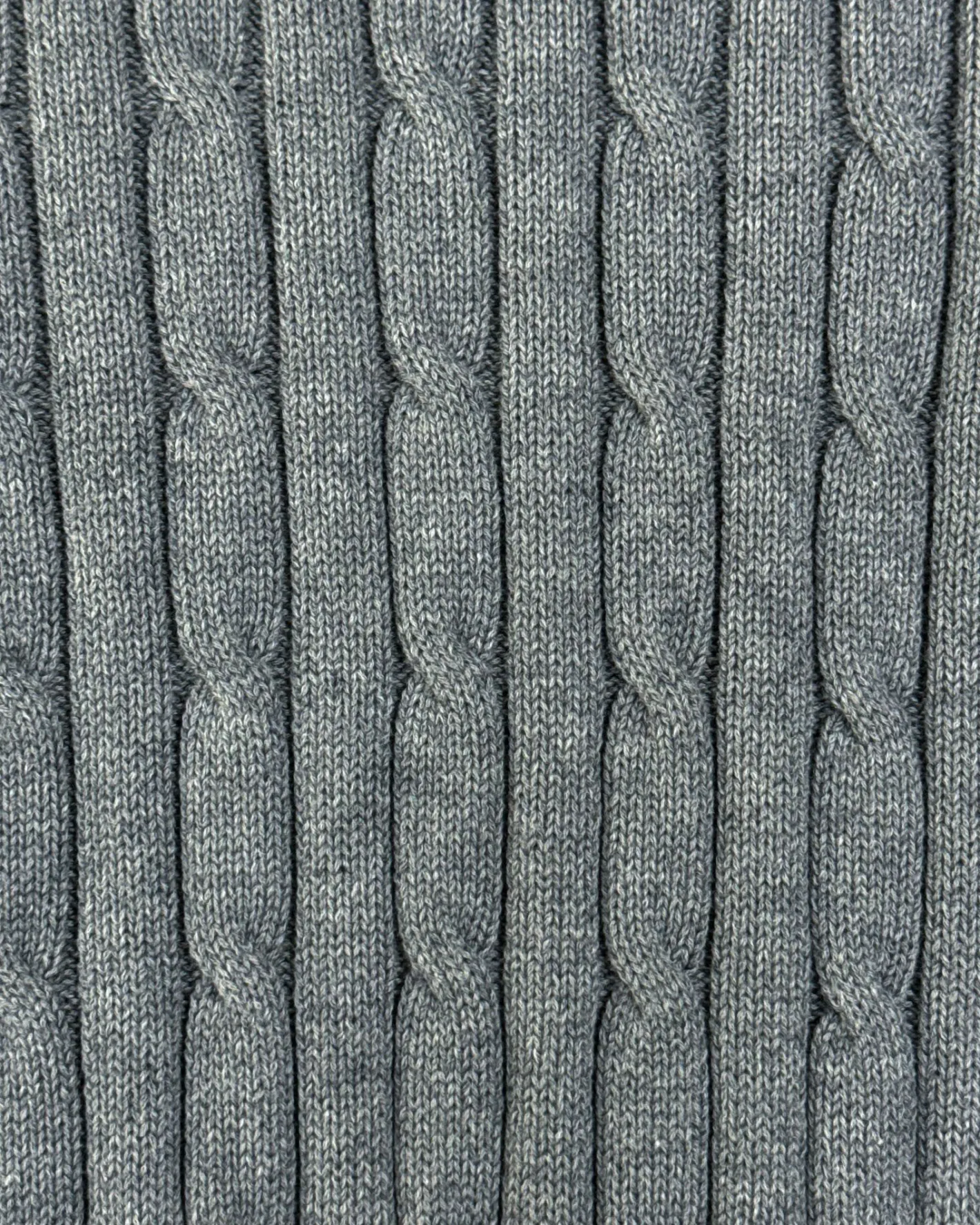 Forcast Juanita Cotton Cable Knit Grey Outlet