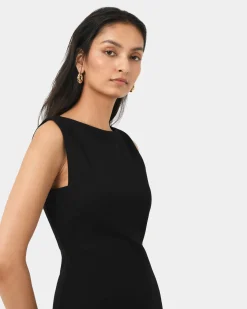 Forcast Juno Ponte Fitted Dress Black Online