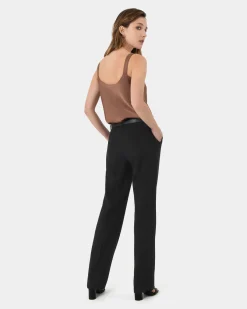 Forcast Kalena Satin Cami Top Dark Camel Sale