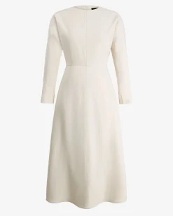 Forcast Karina Dolman Midi Dress Ecru Sale