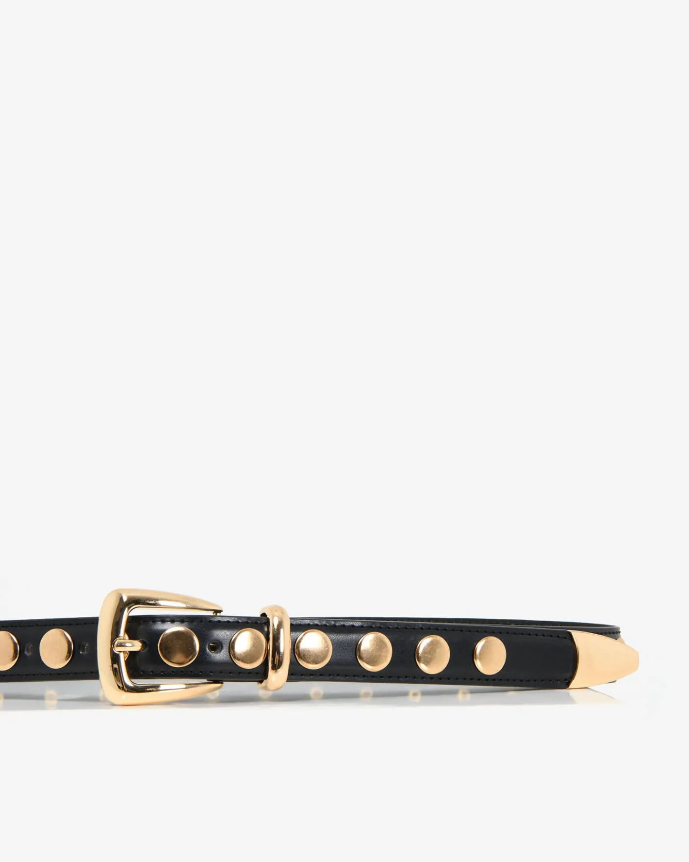 Forcast Kayla Studs Leather Belt Black Hot