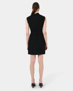 Forcast Kiran Utility Tie Dress Black Best