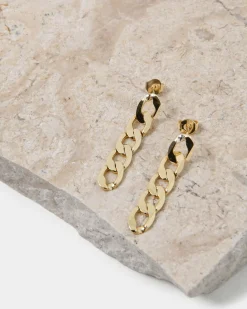 Forcast Kirra 16k Plated Earring Gold Best