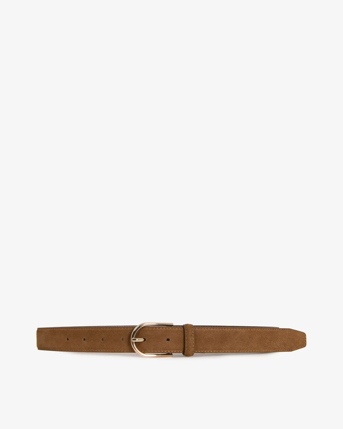Forcast Kristen Suede Leather Belt Tan Best